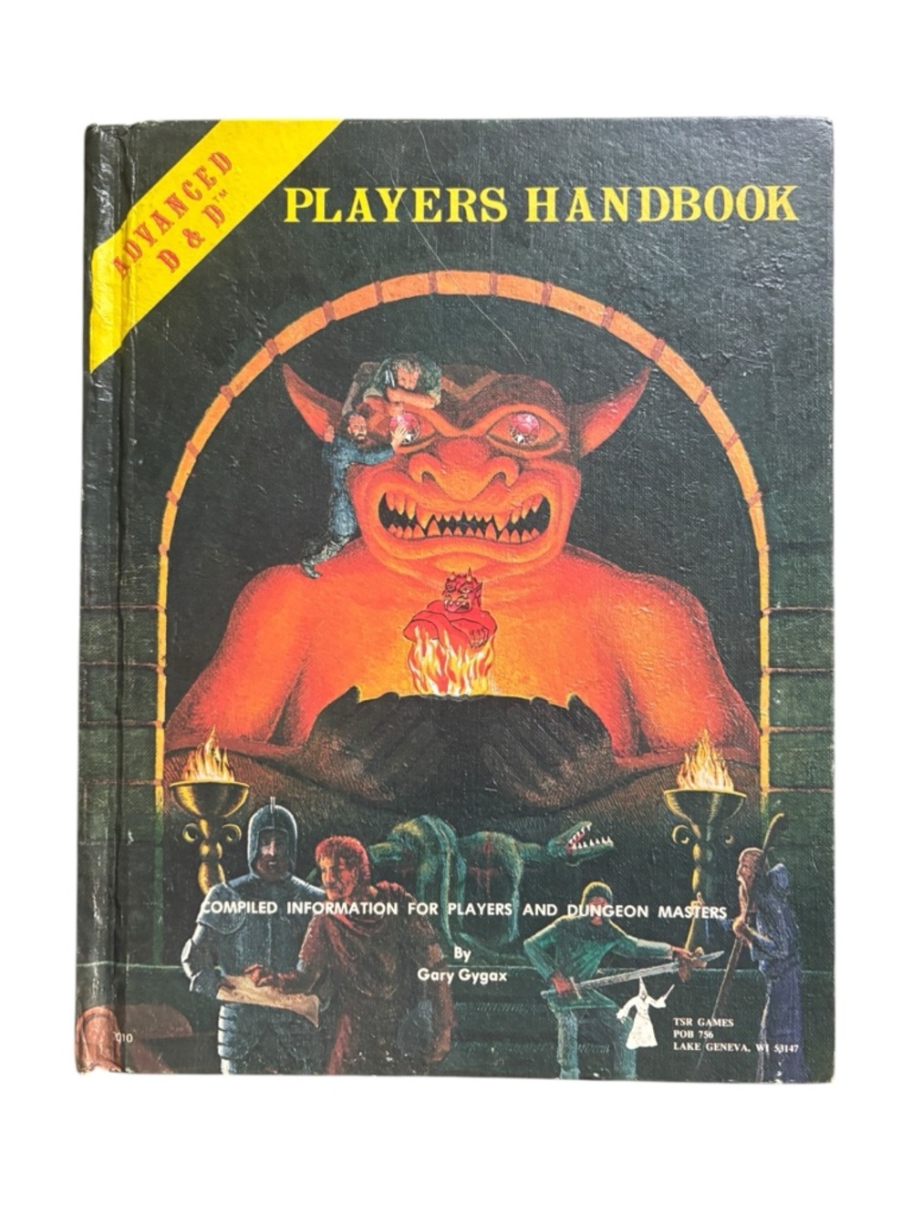 Advanced D&D Players Dungeon Handbook Hardcover 1st Edition/6th Printing 1980